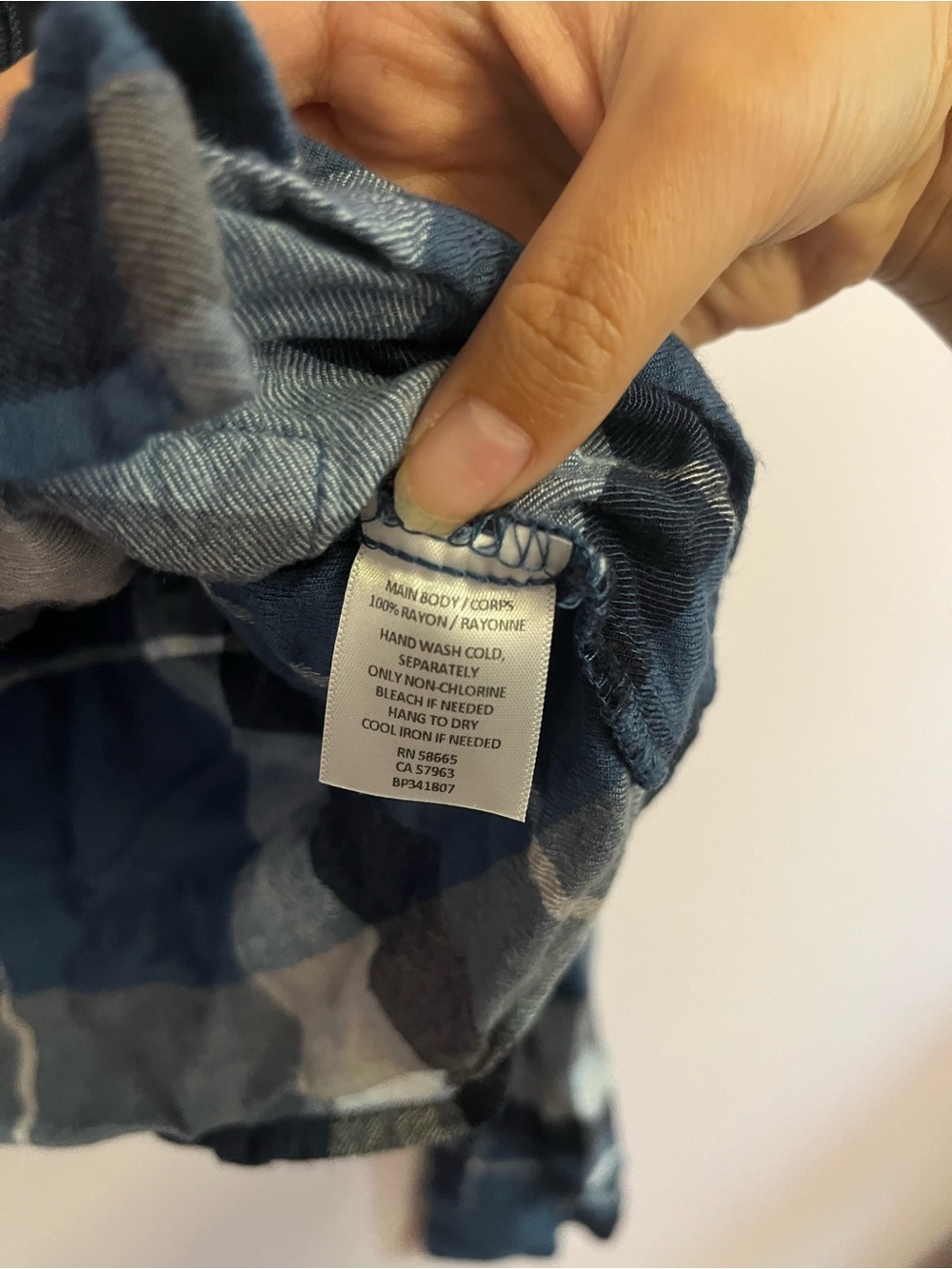 bp Blue Plaid Cropped Button-Front Jacket - Picture 3 of 4